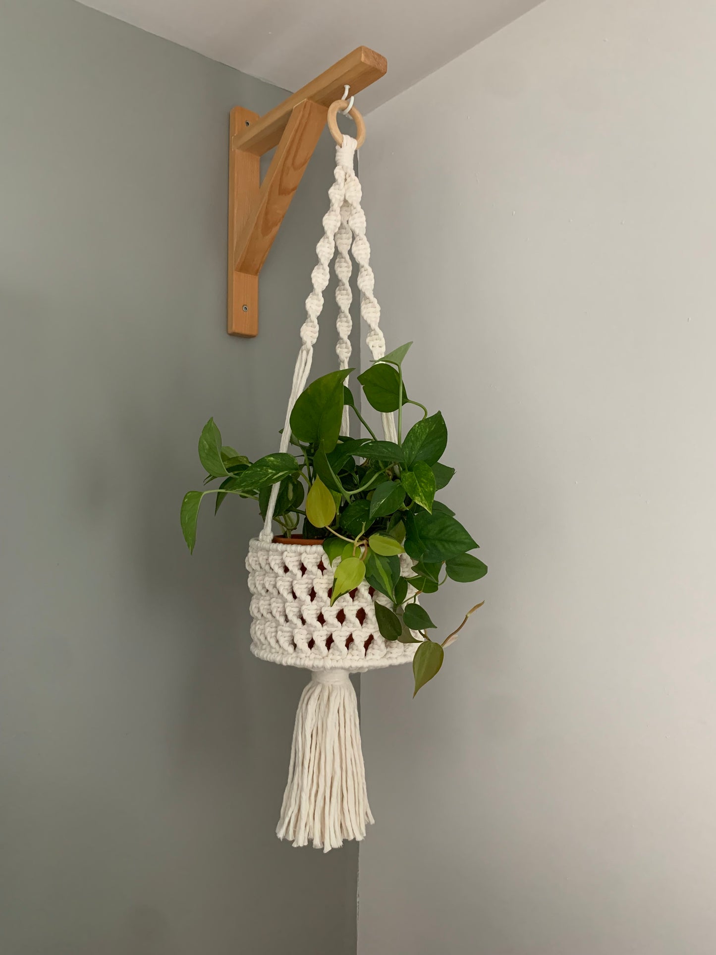 Jardinière suspendue panier
