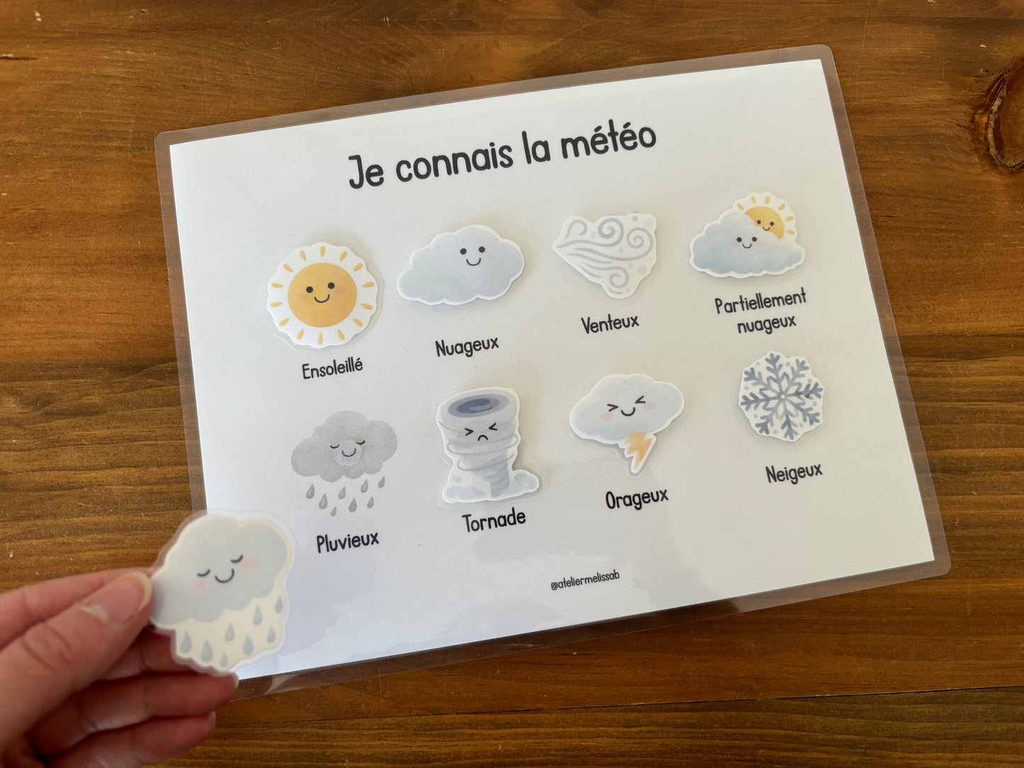 I105 - activité éducative - Je connais la météo