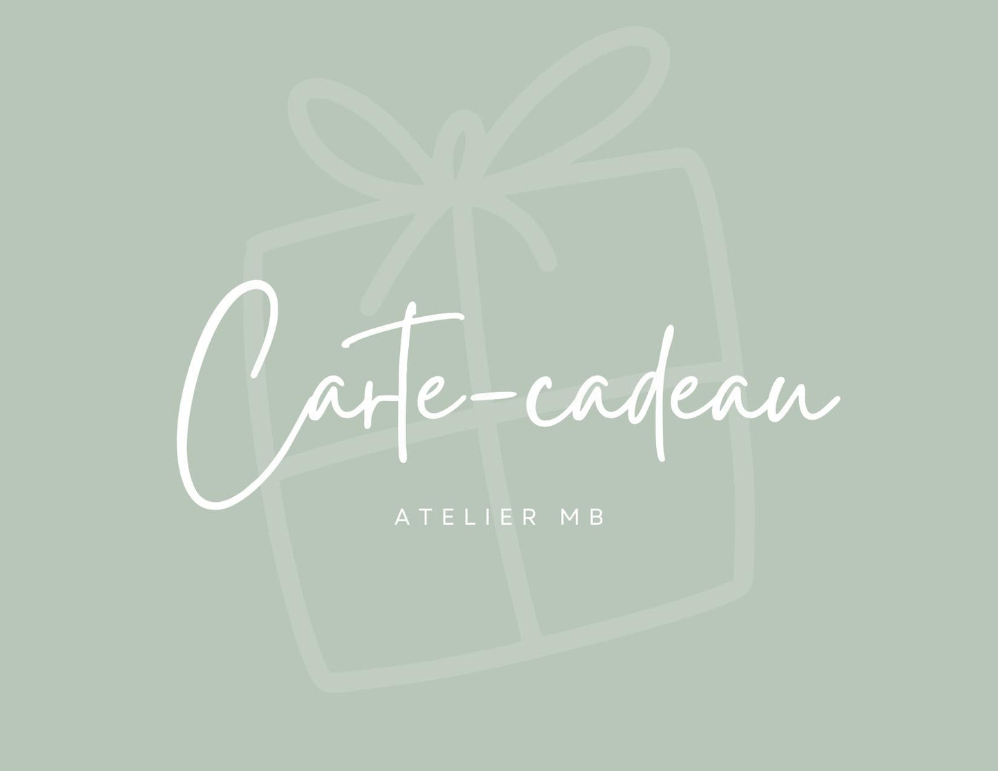 Carte-cadeau Atelier MB