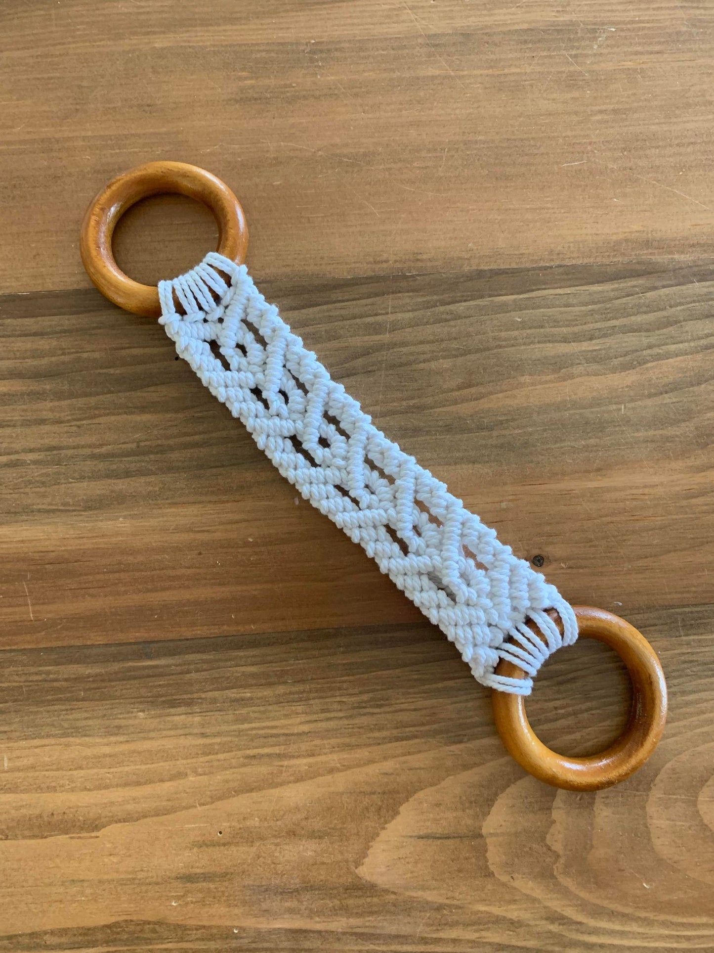 Sangle pour linge à vaisselle en macramé