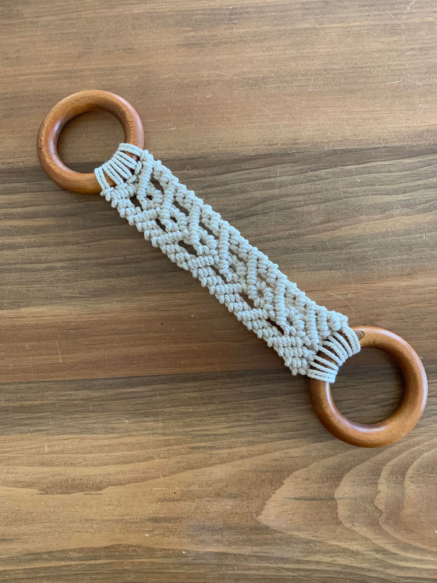Sangle pour linge à vaisselle en macramé