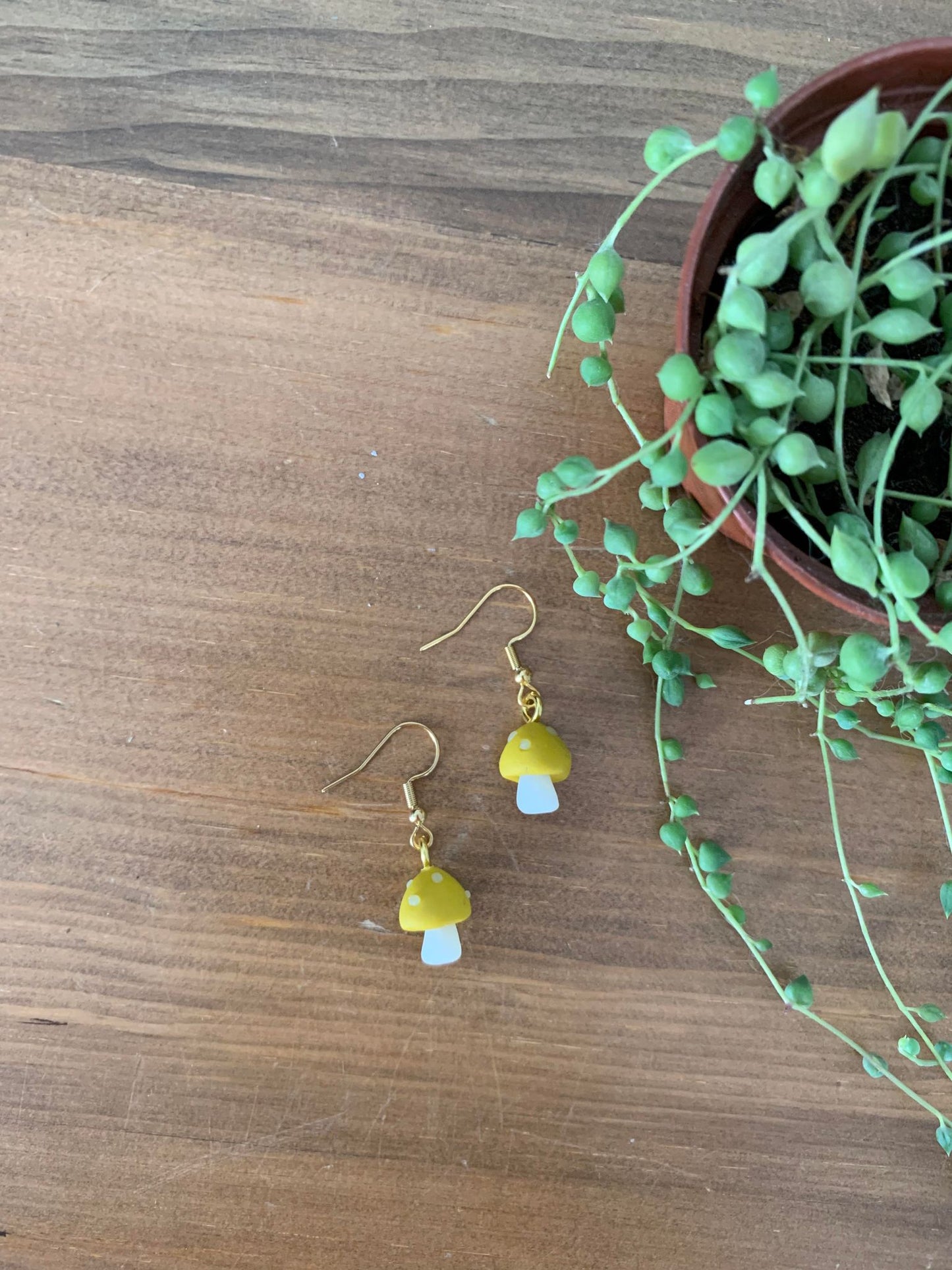 Boucles d'oreilles champignon