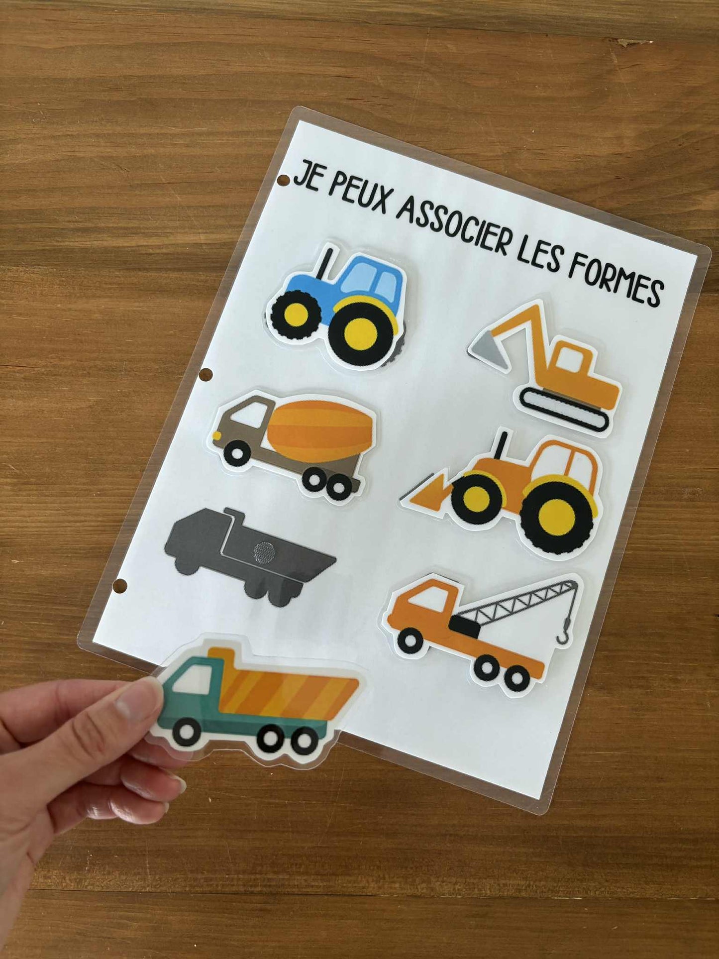 I3 - Les camions - Association formes