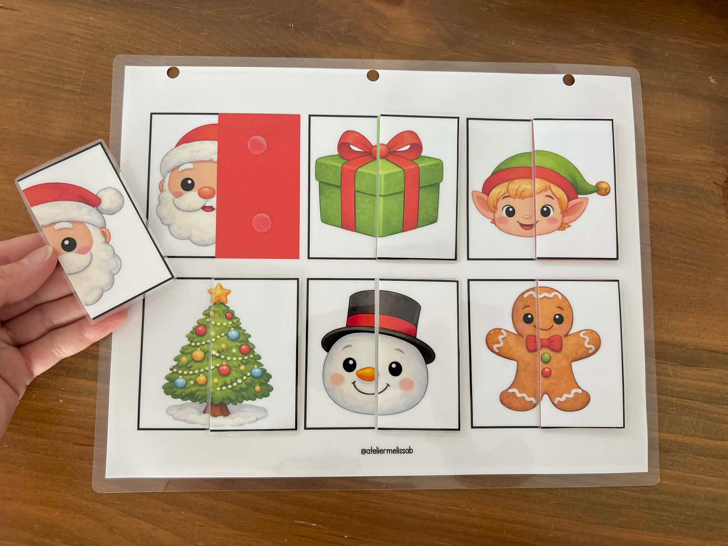 I44 - Puzzle 2 morceaux - Noel