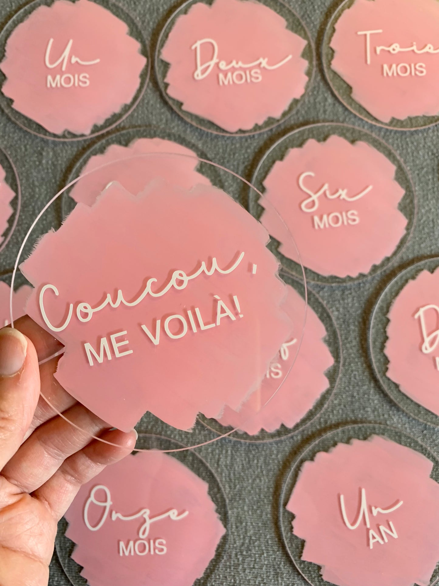 Ensemble pastilles mois de naissance