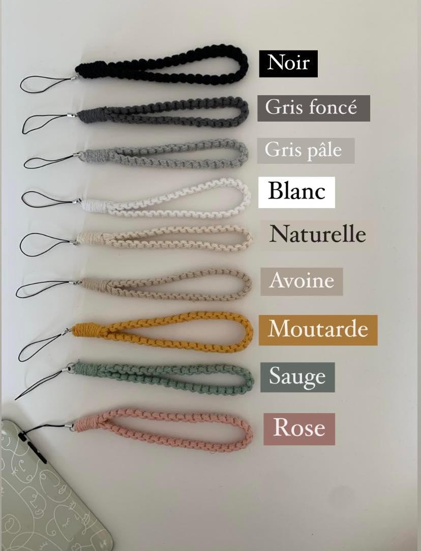 LIQUIDATION - Bracelet de téléphone en macramé