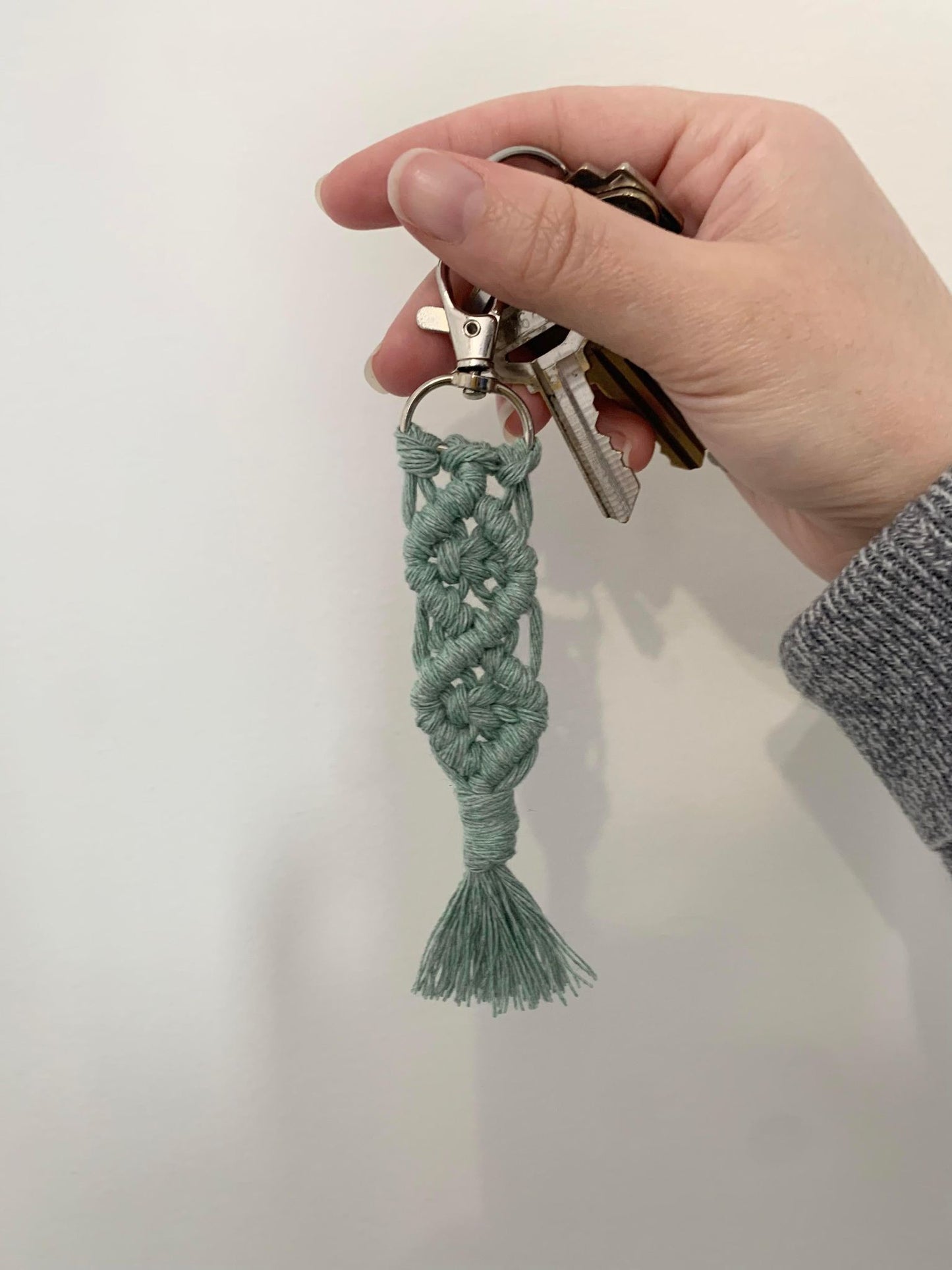 Porte-clé décoratif en macramé - ASTELIA