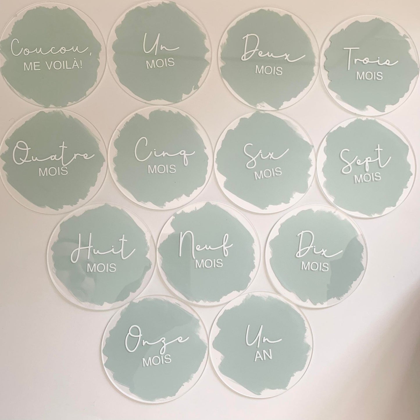 Ensemble pastilles mois de naissance
