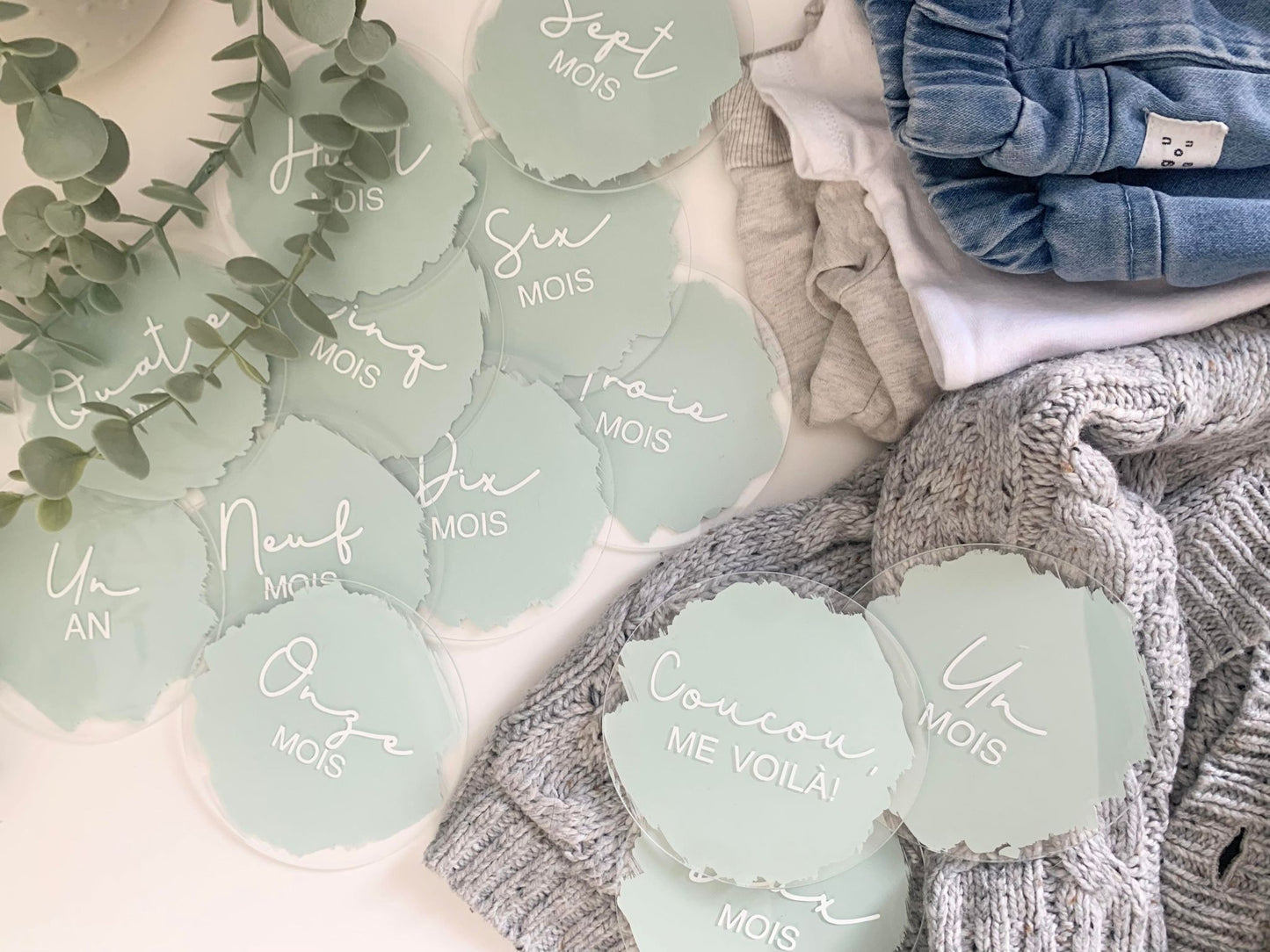 Ensemble pastilles mois de naissance
