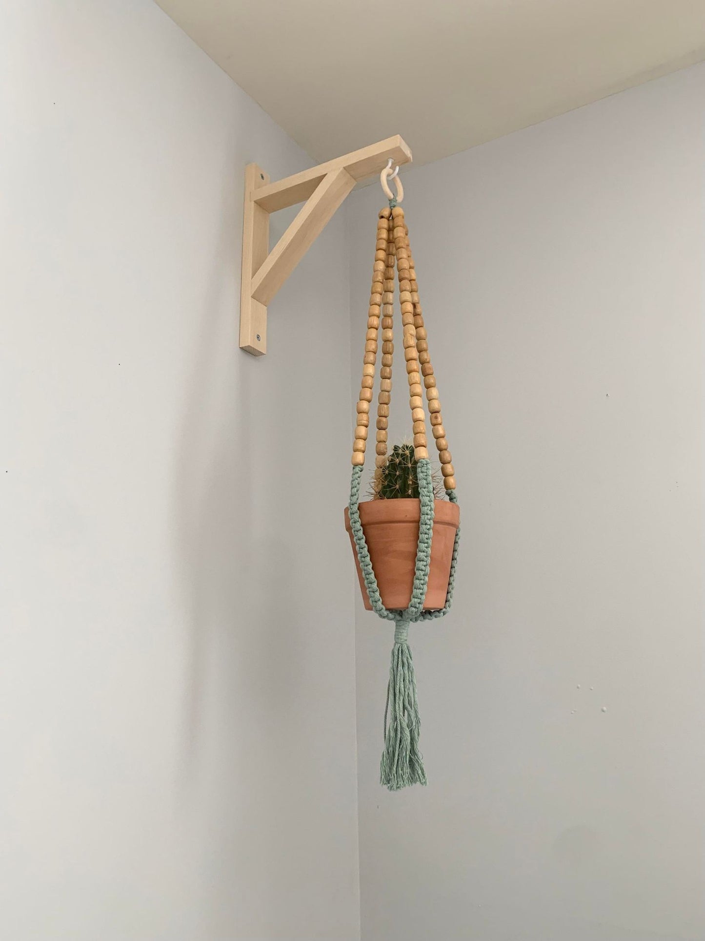 MALVA - Jardinière suspendue en macramé