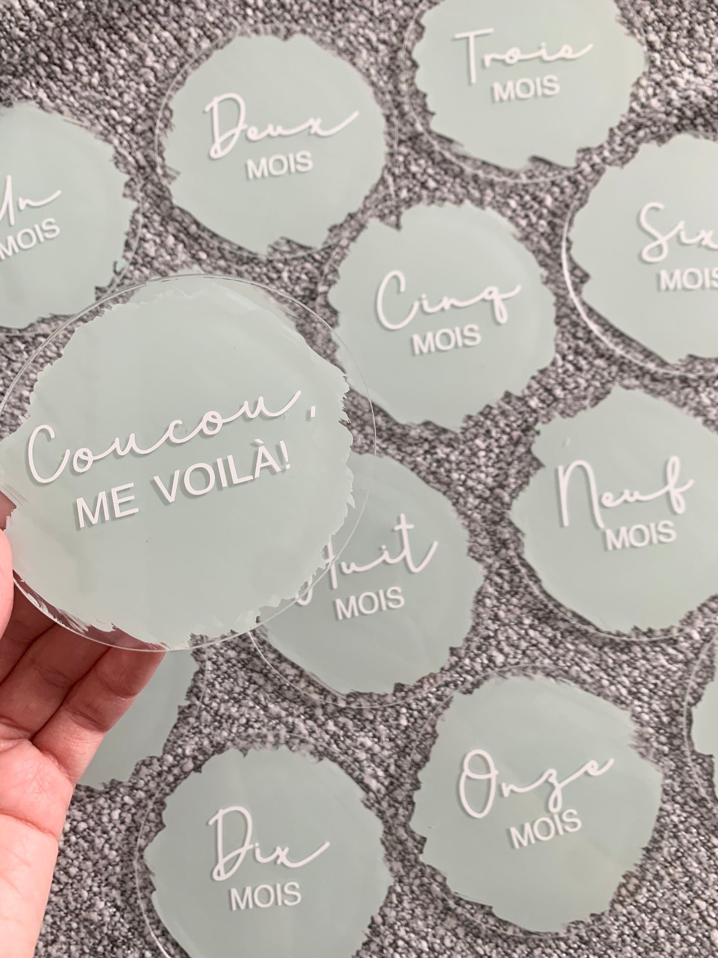 Ensemble pastilles mois de naissance