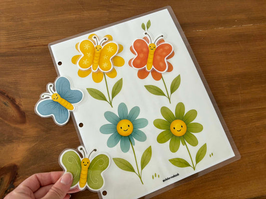 I20 - Association - Papillons et fleurs