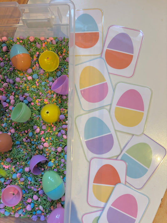 C10 - Cartes association de couleurs - Œufs de Pâques