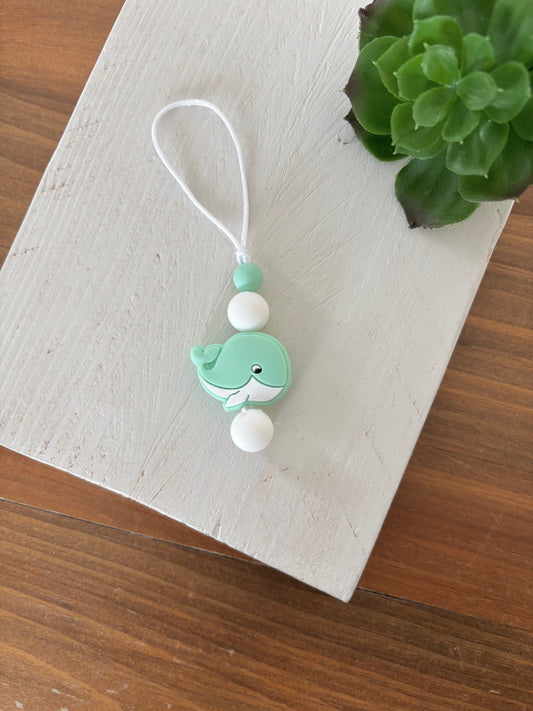 Ami-zip - Baleine vert menthe