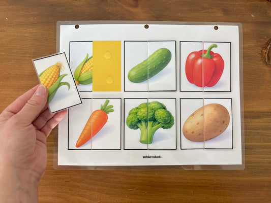 I93 - Puzzle 2 morceaux - Les légumes