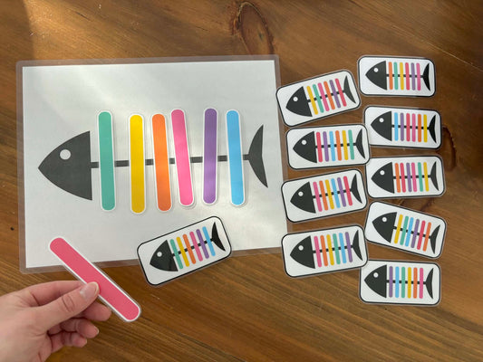 I58 - association des couleurs- Les poissons