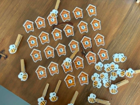 I112 - Je connais mon alphabet - Ruches et abeilles