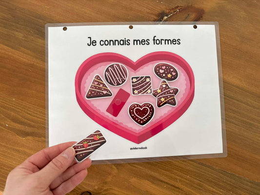 I61 - je connais mes formes - Boite de chocolats