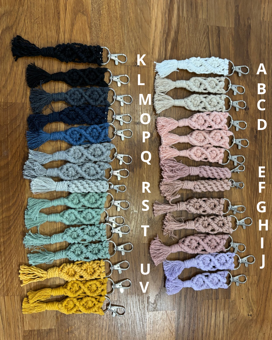 Porte-clé décoratif en macramé - ASTELIA