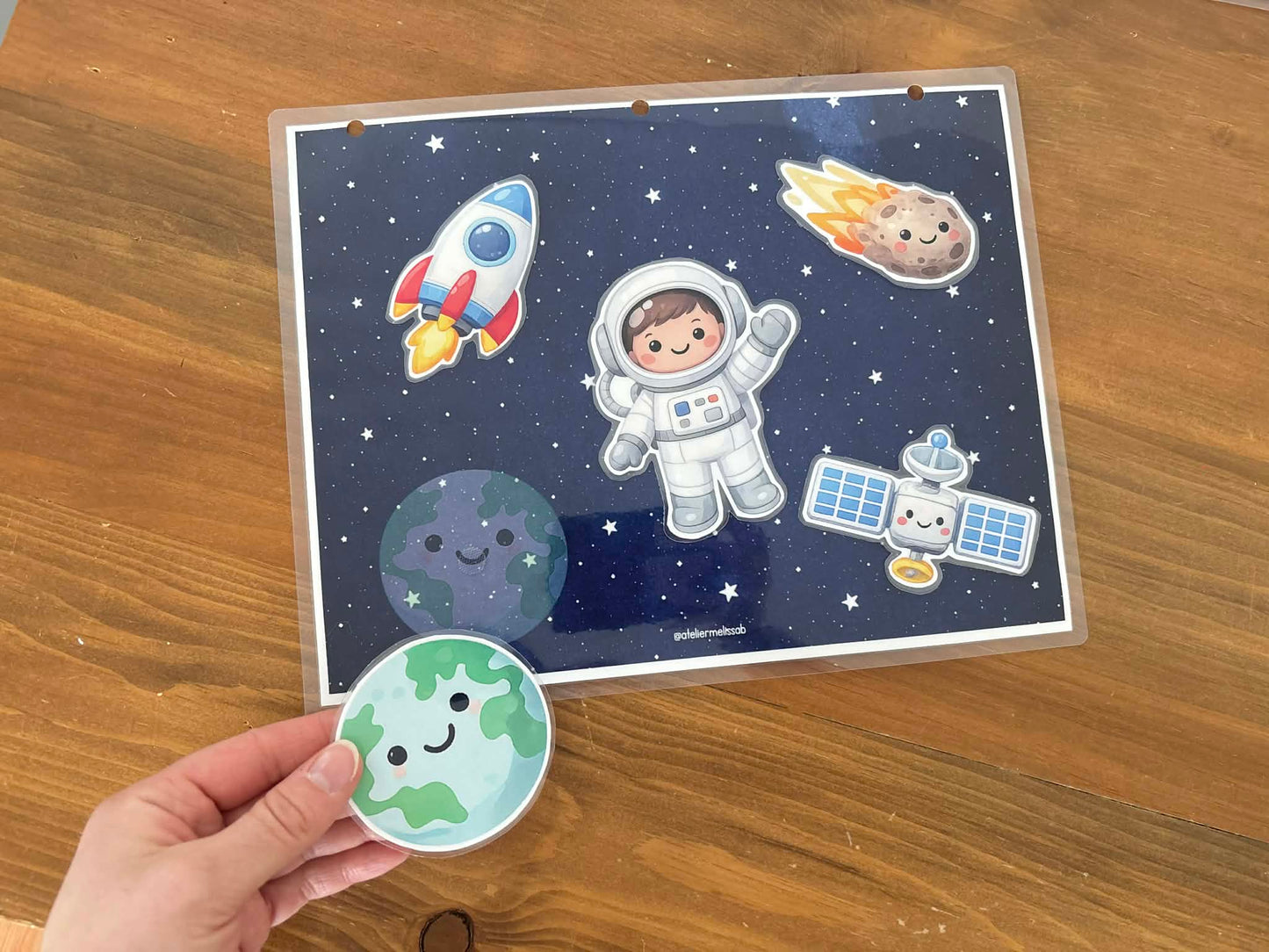 I81 - Puzzle 5 morceaux - L'espace