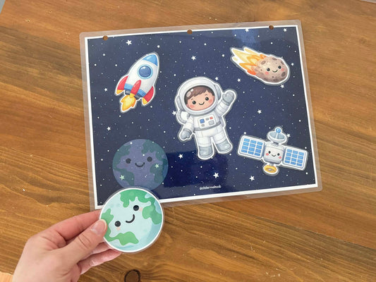 I81 - Puzzle 5 morceaux - L'espace