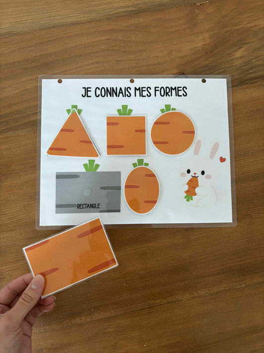 I8 - je connais mes formes - Lapin