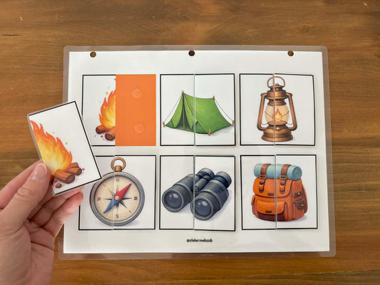 I88 - Puzzle 2 morceaux - Camping