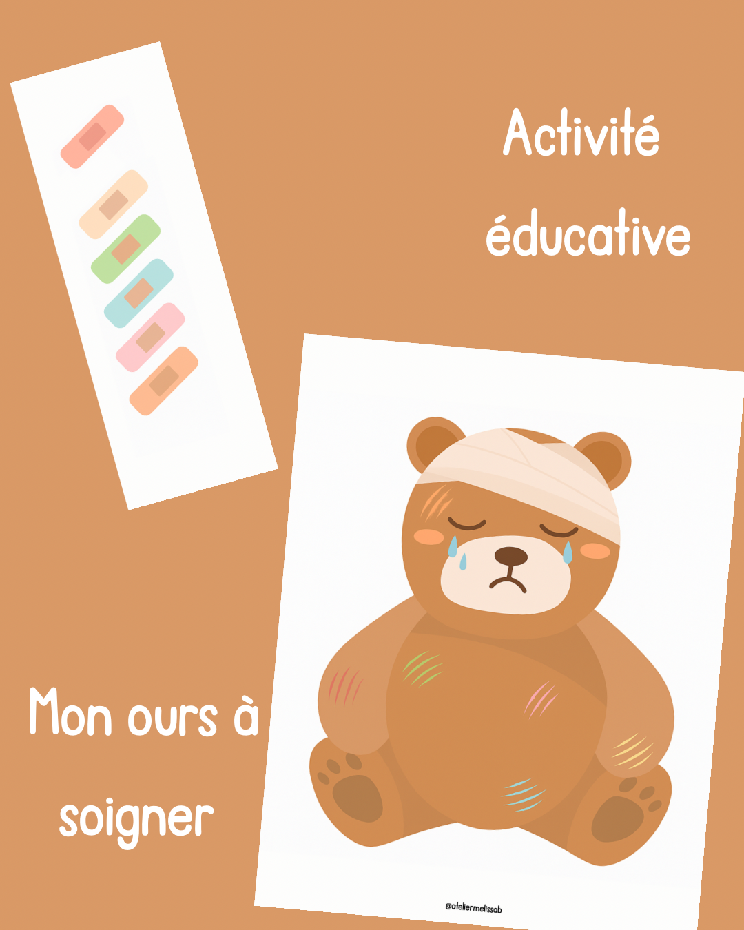 I2 - Petit ours à soigner - Association couleur