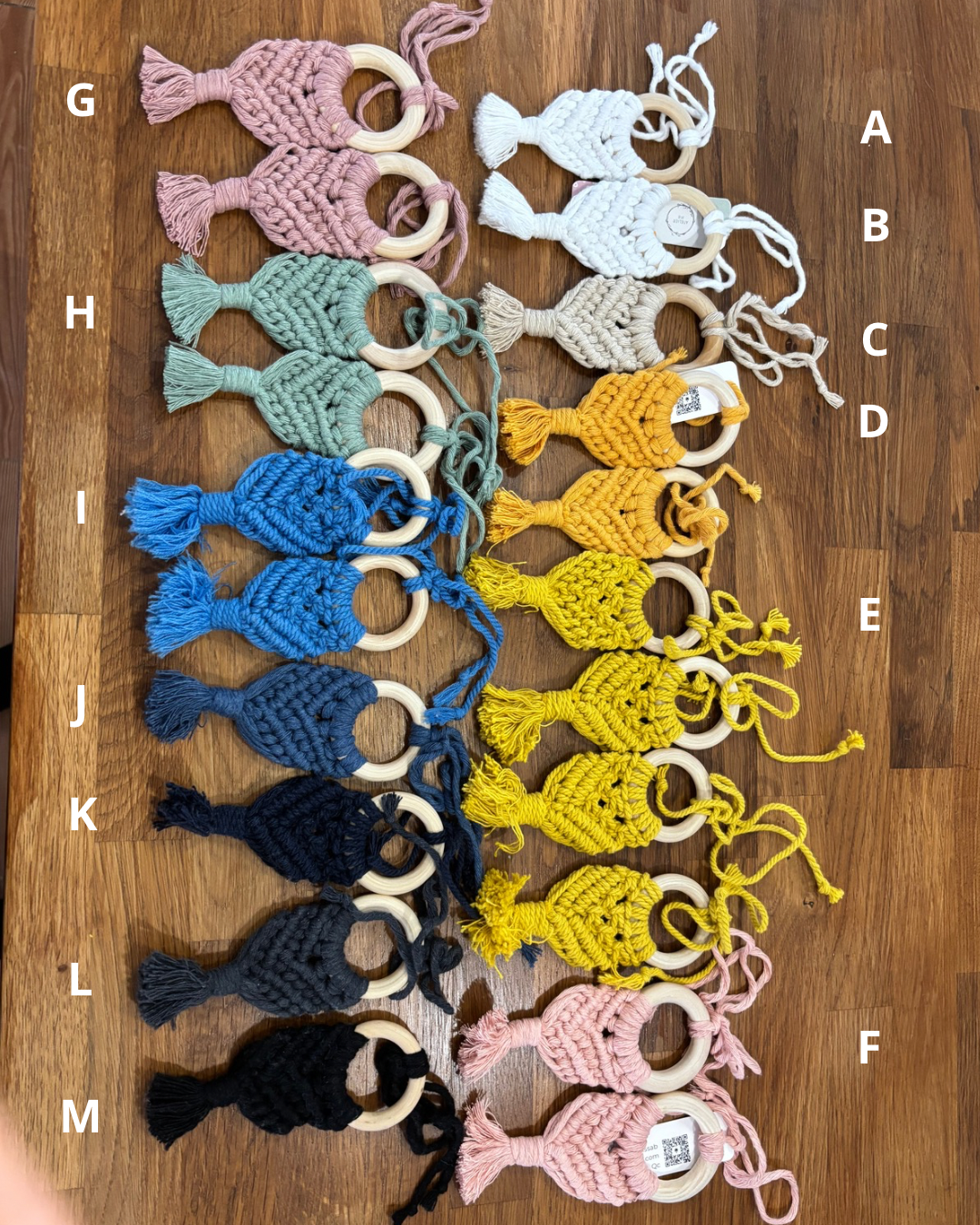 LINARIA - Diffuseur pour auto en macramé