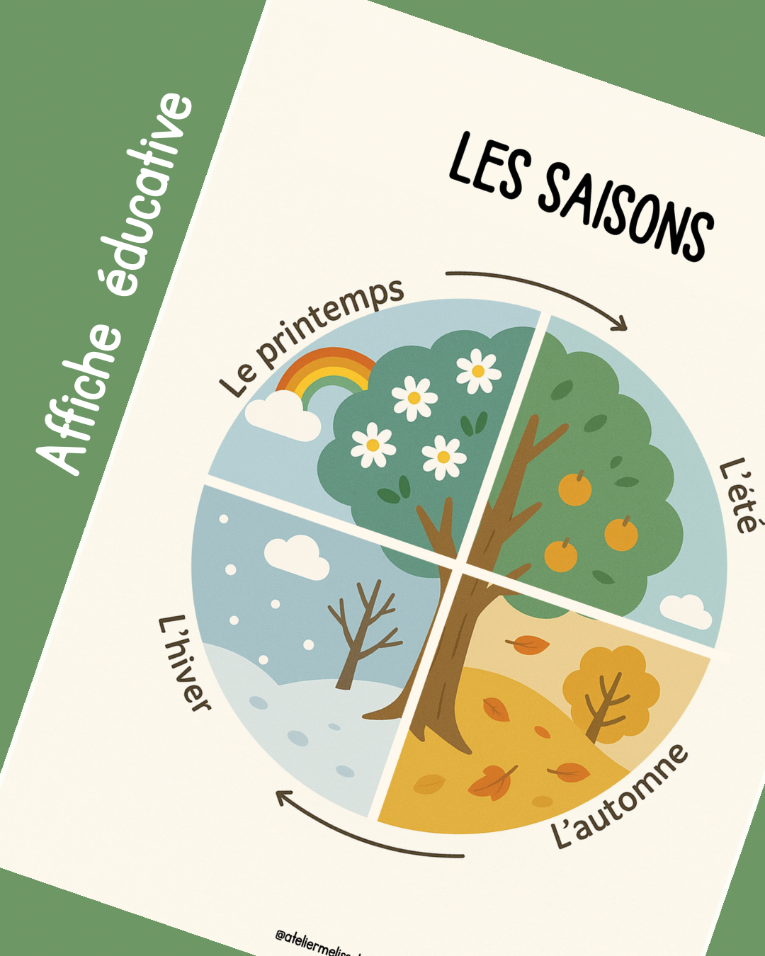 A11 - Affiche éducative - Les saisons
