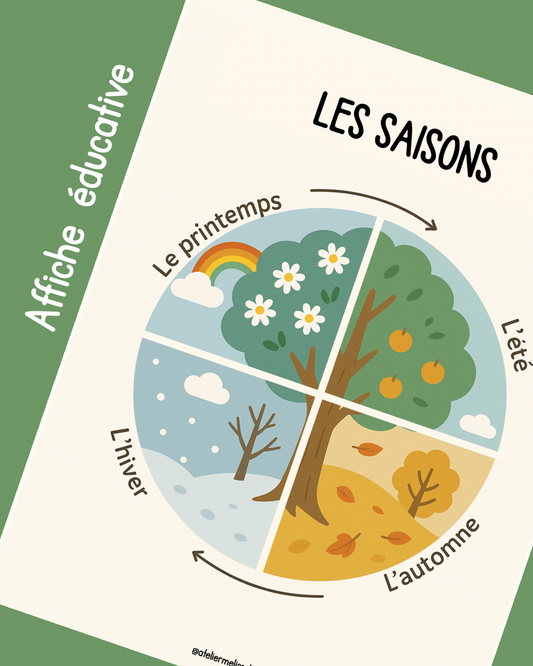 A11 - Affiche éducative - Les saisons