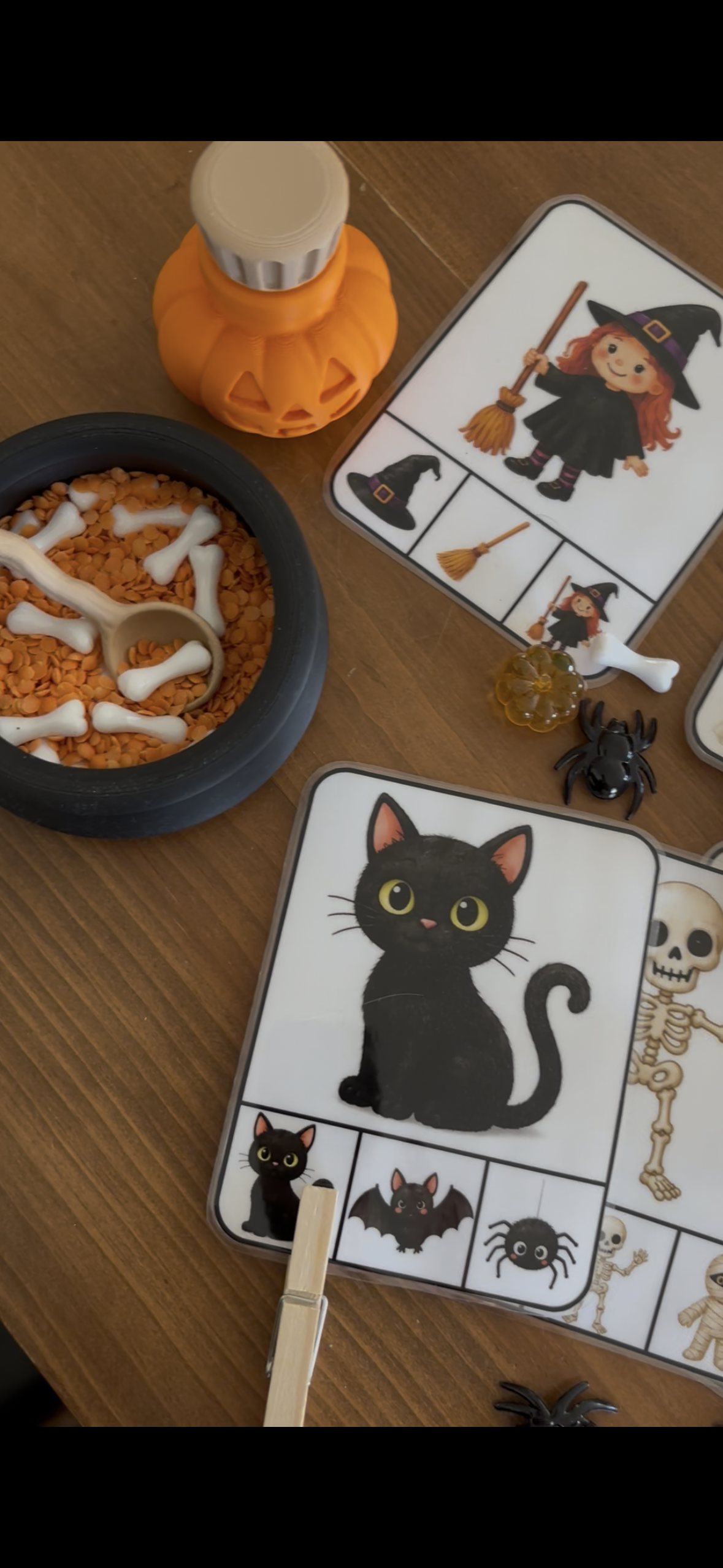 I122 - Cartes à pinces - Halloween