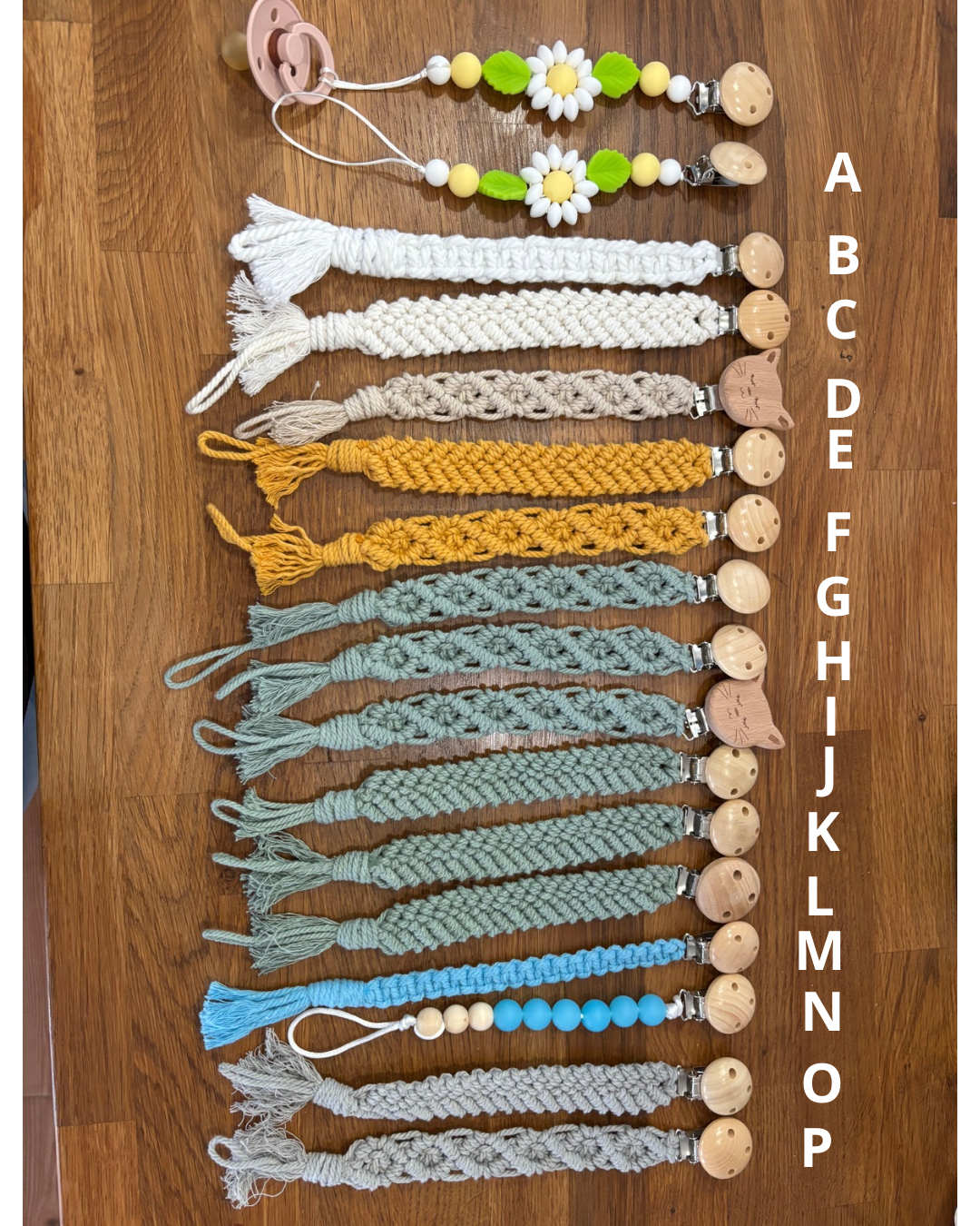 Attache-suce en macramé