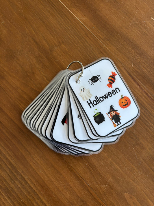C10 - Cartes imagier d'apprentissage - L'halloween