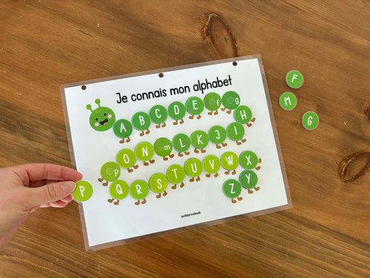 I35 - Je connais mon alphabet - Mille pattes