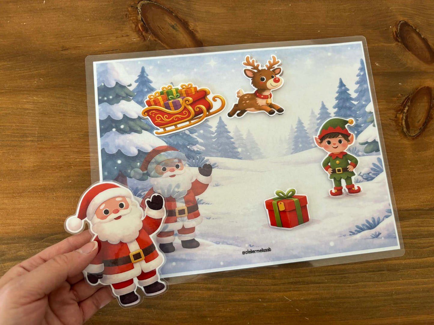 I106 - Puzzle 5 morceaux - Noël
