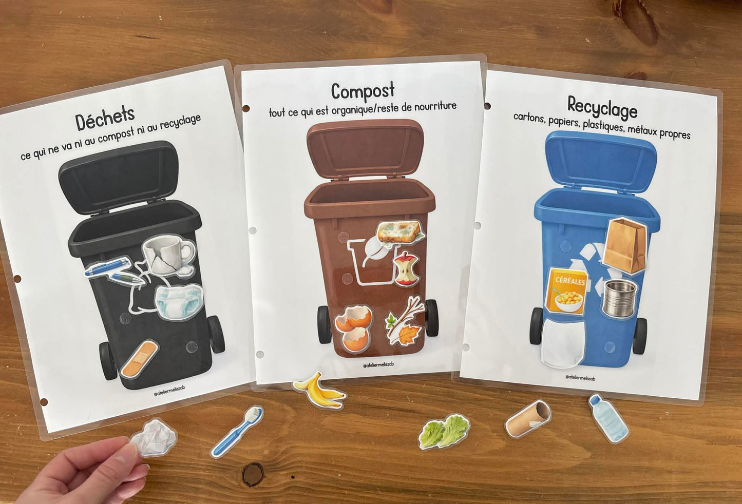 I54 - Activité éducative - les poubelles