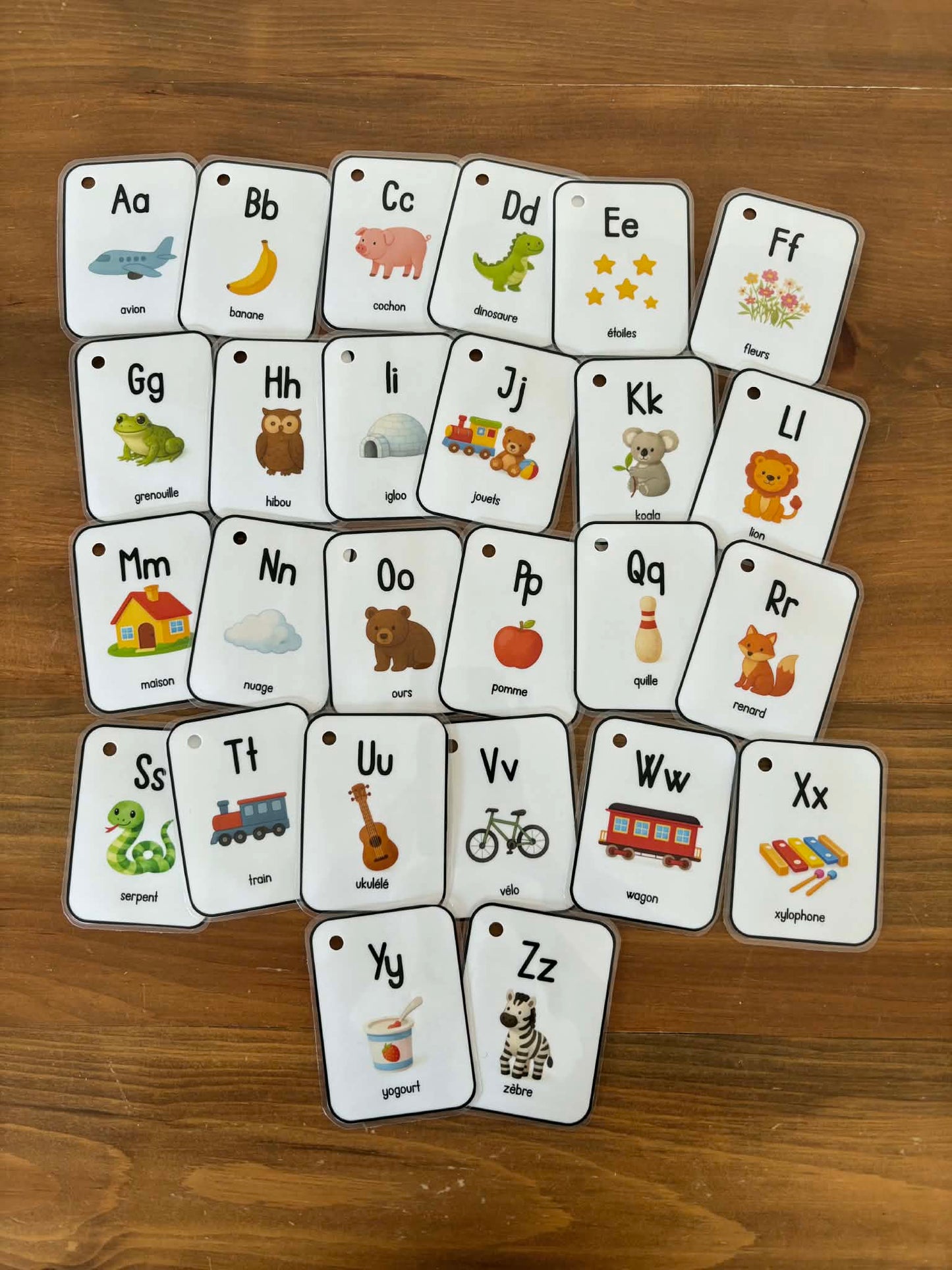 C5 - Cartes imagier d'apprentissage - L'alphabet