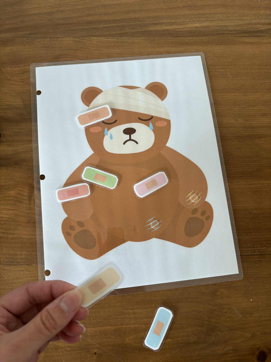 I2 - Petit ours à soigner - Association couleur
