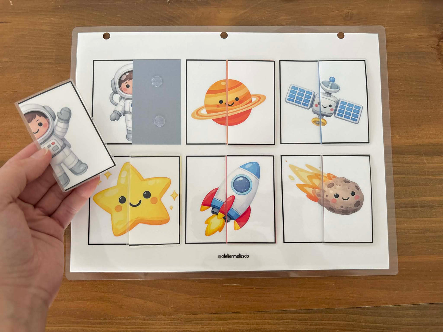 I45 - Puzzle 2 morceaux - L'espace